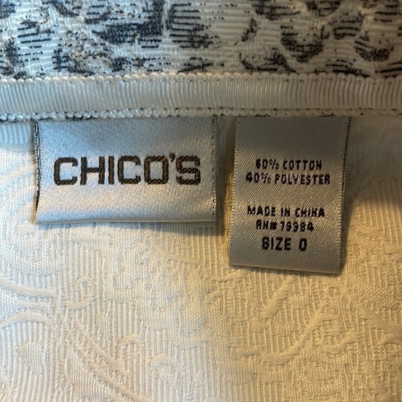 Chico’s women’s faux snakeskin trench coat jacket size small - Picture 9 of 10